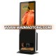 Stand Alone LCD Digital Signage Advertising Media Player With Shoe Polisher